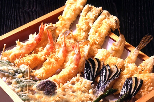 Tempura at Yakatabune